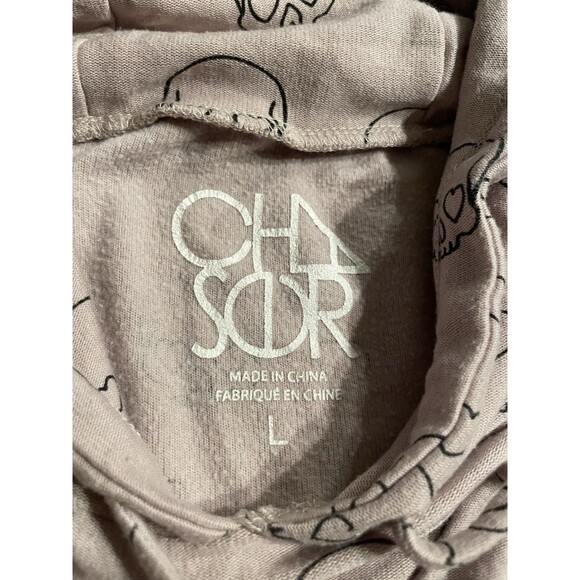 Chaser Skull Graphic Cropped Hoodie - Women's Size Large - Picture 6 of 9